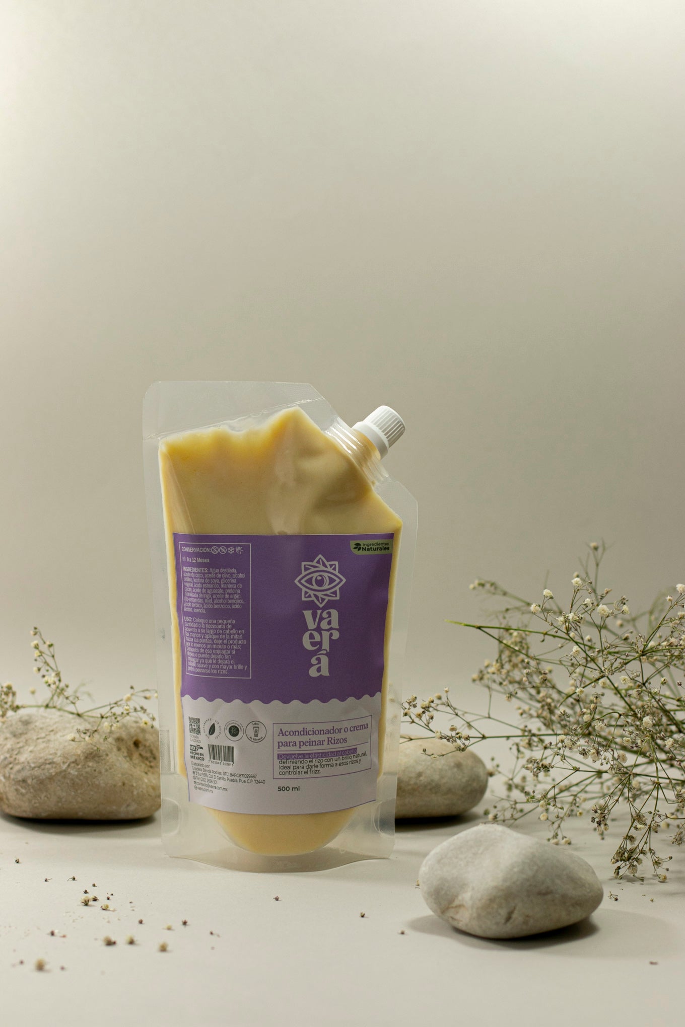 Crema para Peinar y Acondicionador para Rizos Definidos sin Frizz