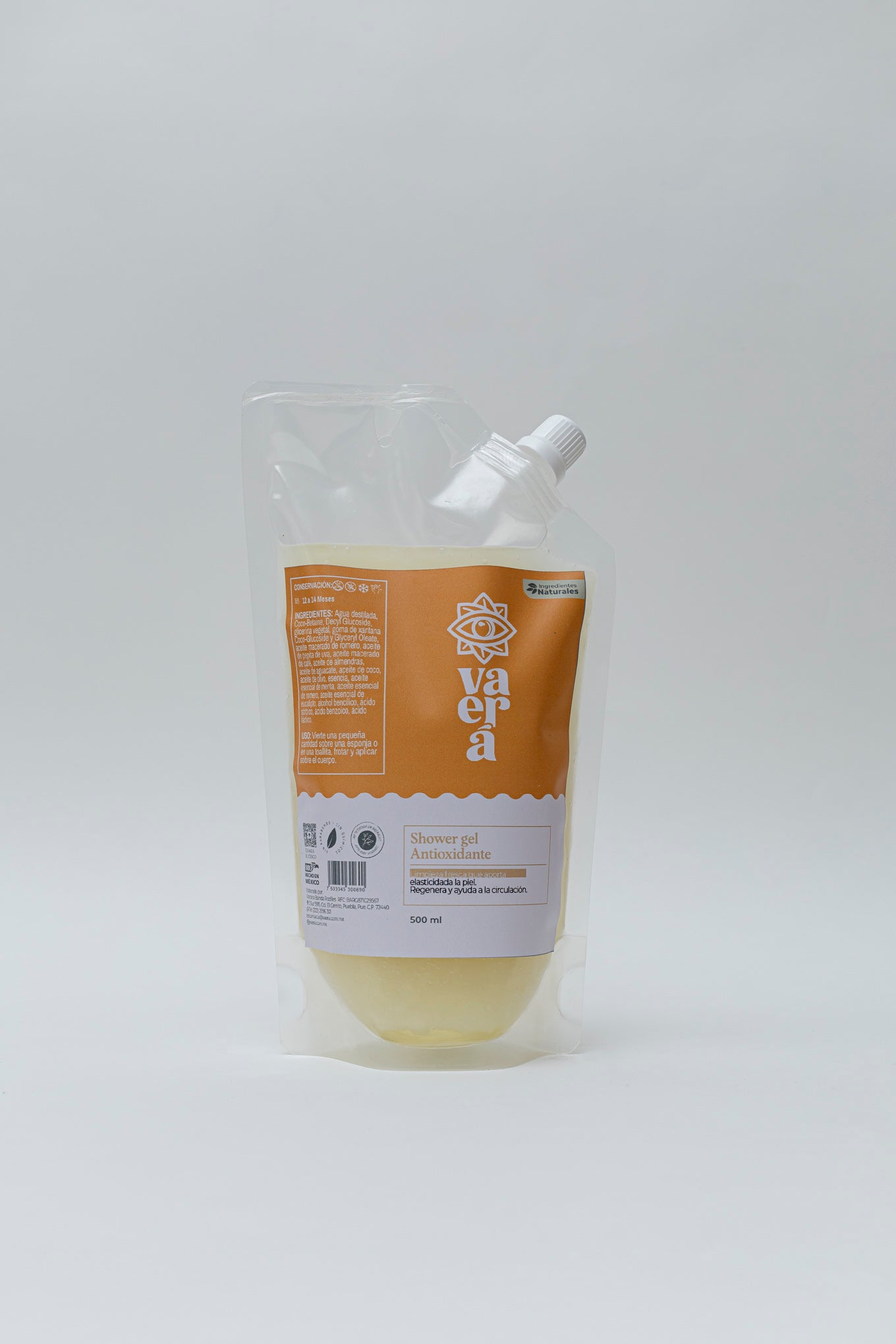Shower Gel Antioxidante y Revitalizante con Café y Romero