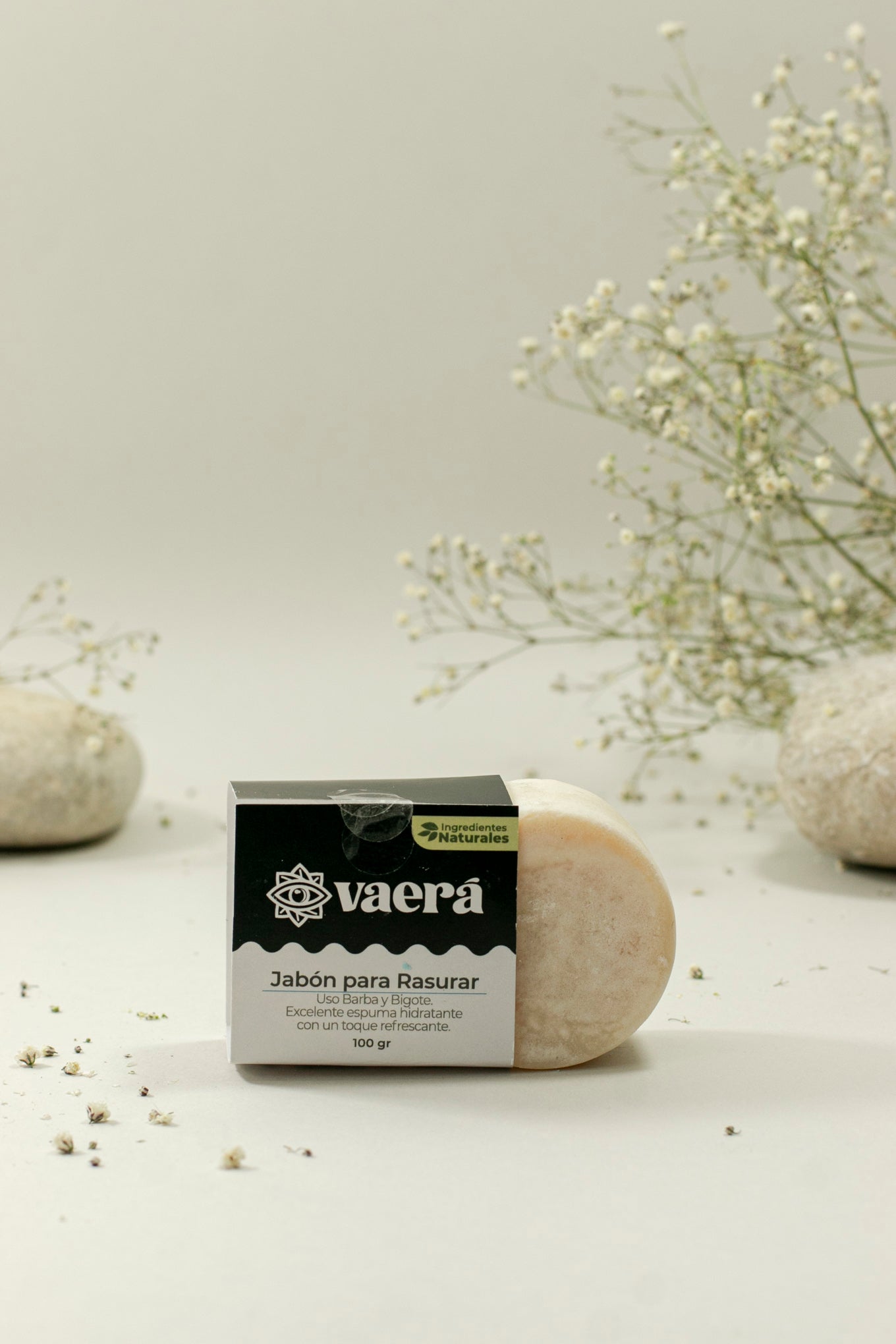 Jabón Artesanal para Rasurar: Afeitado Suave, Hidratante y Refrescante 100 gr
