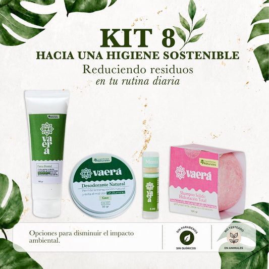 Kit 8: Higiene Sostenible para una Rutina con Menos Residuos