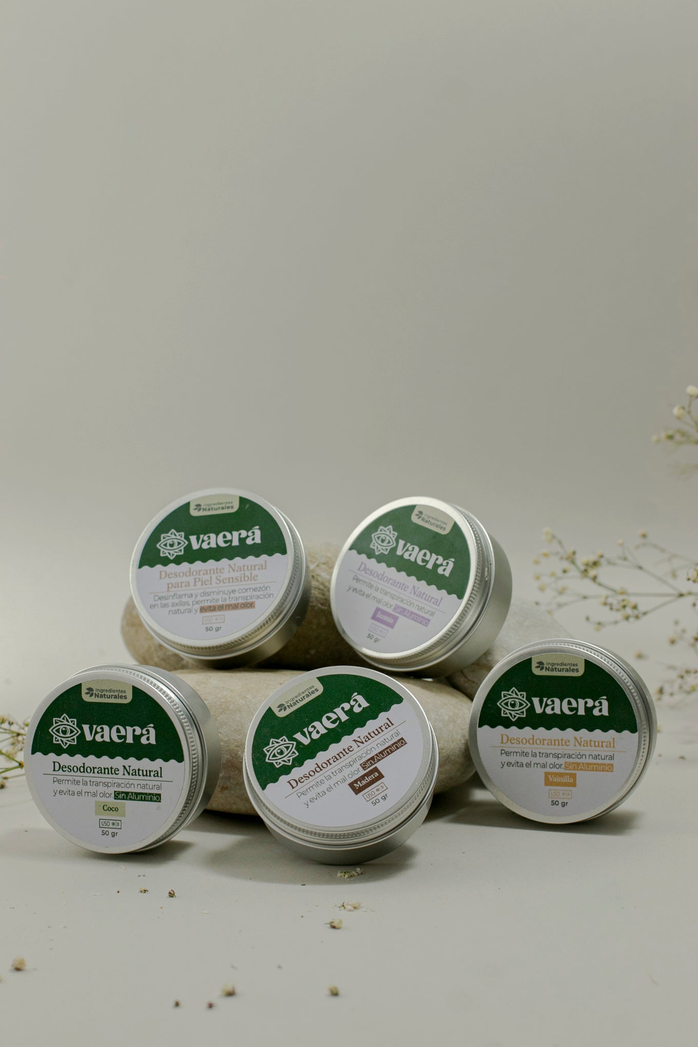 Desodorante Natural en Tarro de 50 gr sin Aluminio