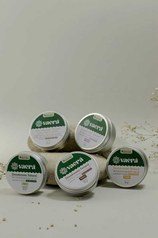 Desodorante Natural en Tarro de 50 gr sin Aluminio