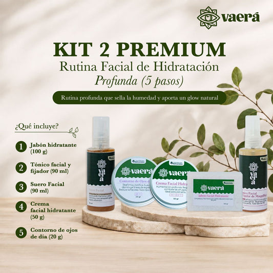 Kit 2 Rutina Facial de Hidratación Profunda (5 pasos)