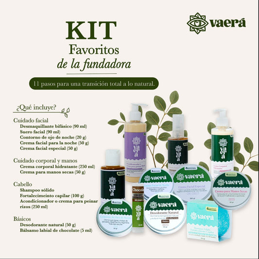Kit Favoritos de la Fundadora: Rutina Completa de Cuidado Natural