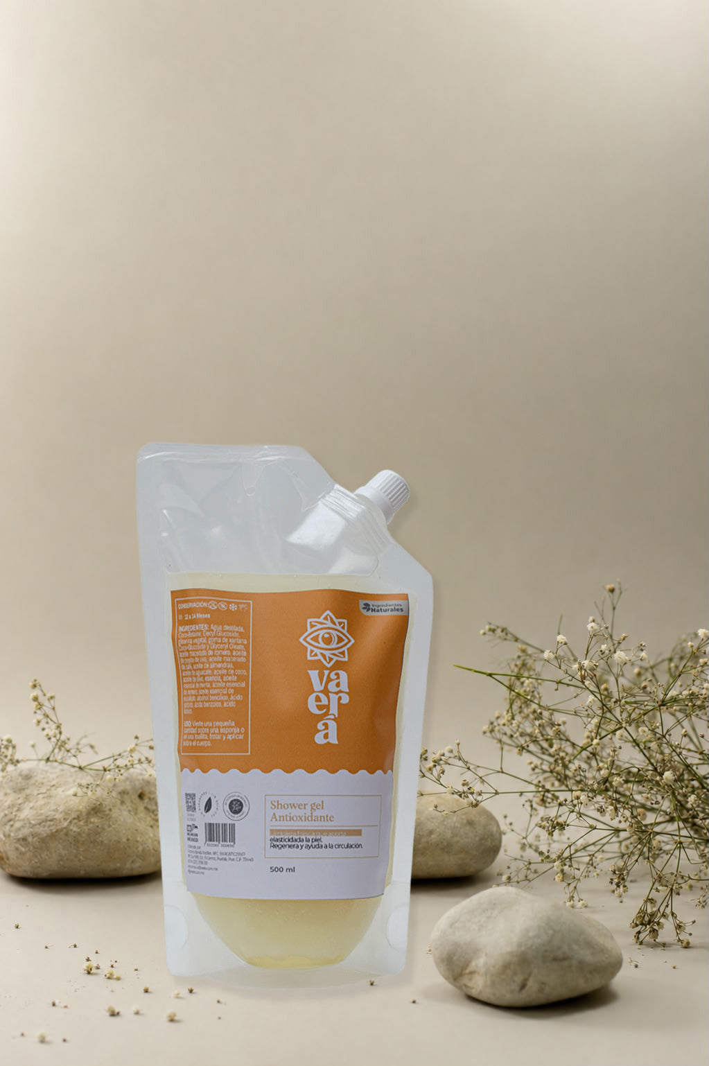 Shower Gel Antioxidante y Revitalizante con Café y Romero