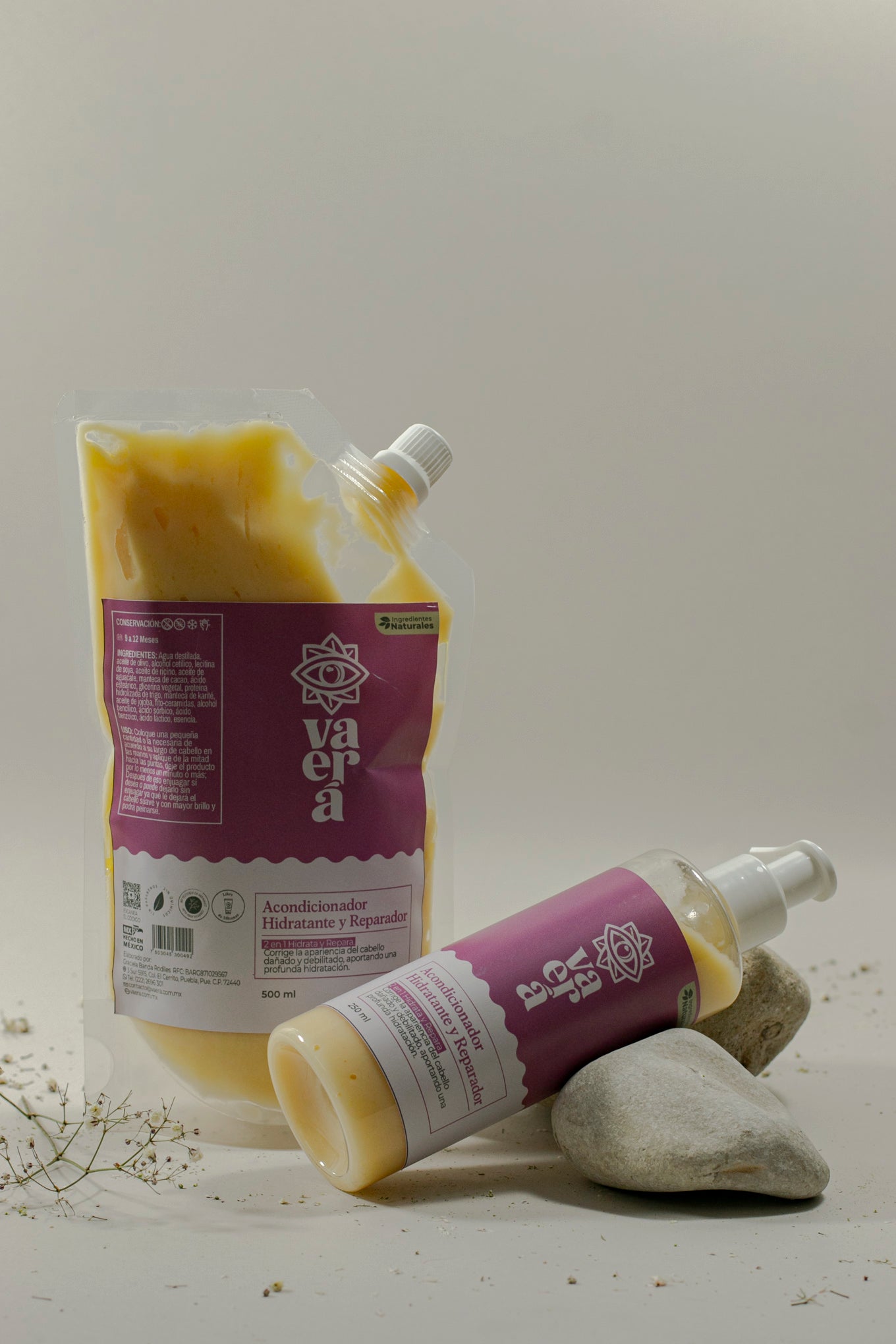 Acondicionador Reparador e Hidratante Envase 250 ml con bomba dosificadora