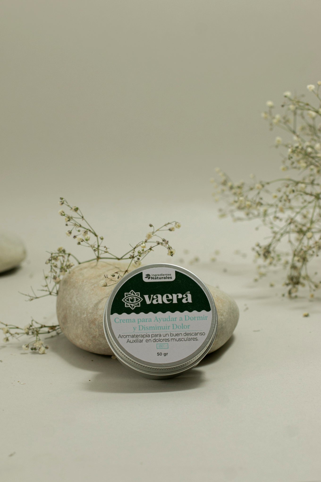 Crema de Aromaterapia Relajante para Dormir y Aliviar Dolor Muscular 50 gr tarro