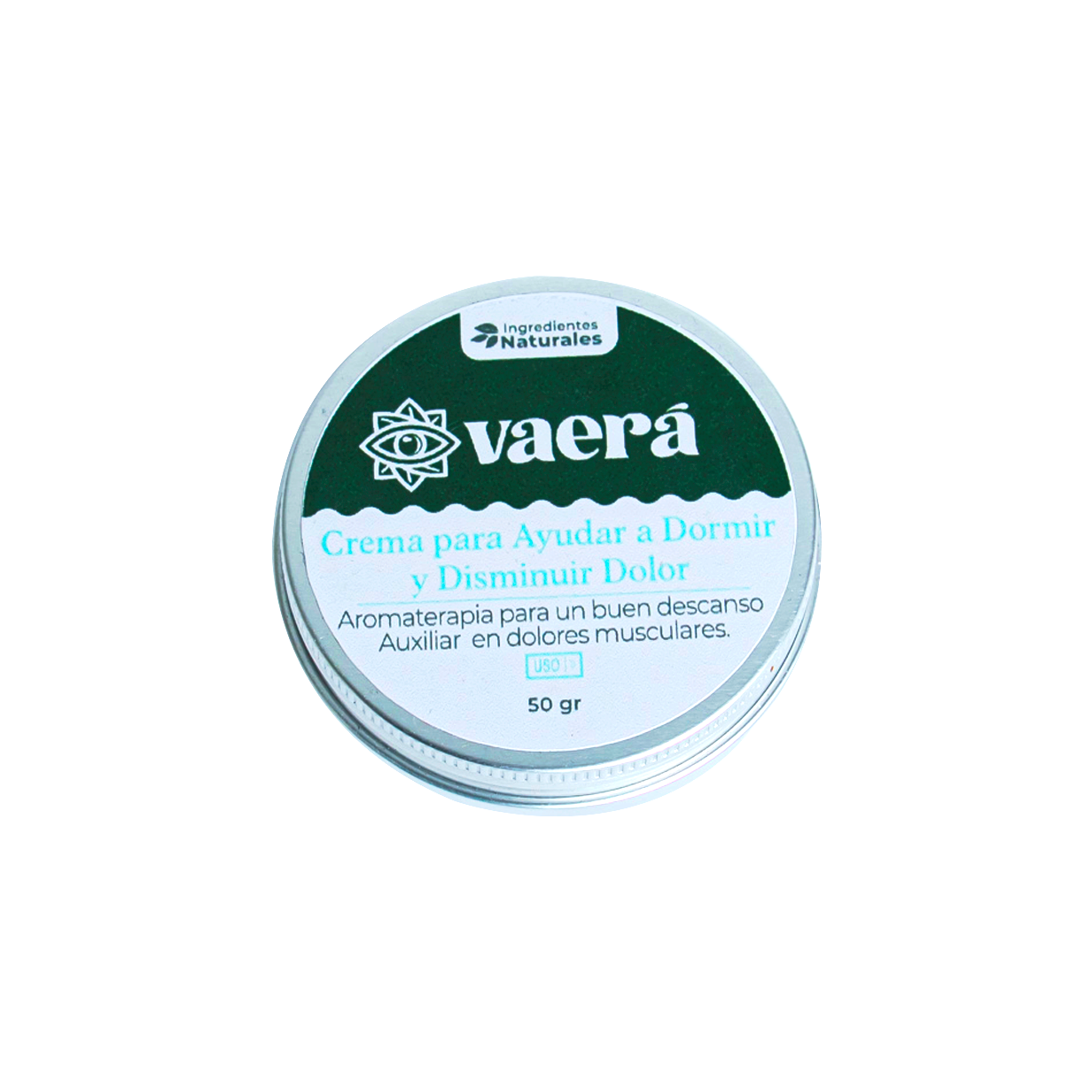 Crema de Aromaterapia Relajante para Dormir y Aliviar Dolor Muscular 50 gr tarro