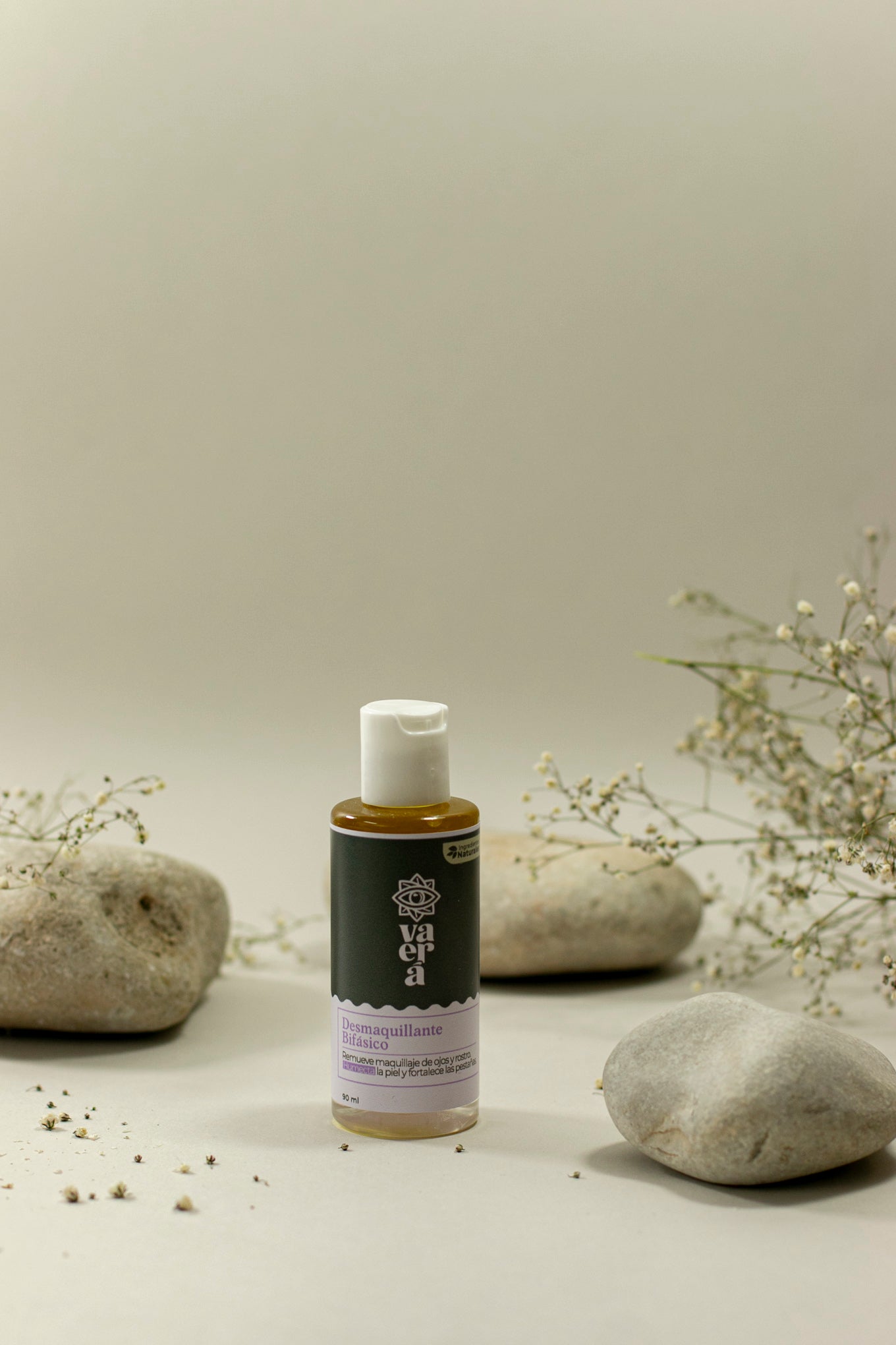 Desmaquillante Bifásico Natural para Ojos y Rostro