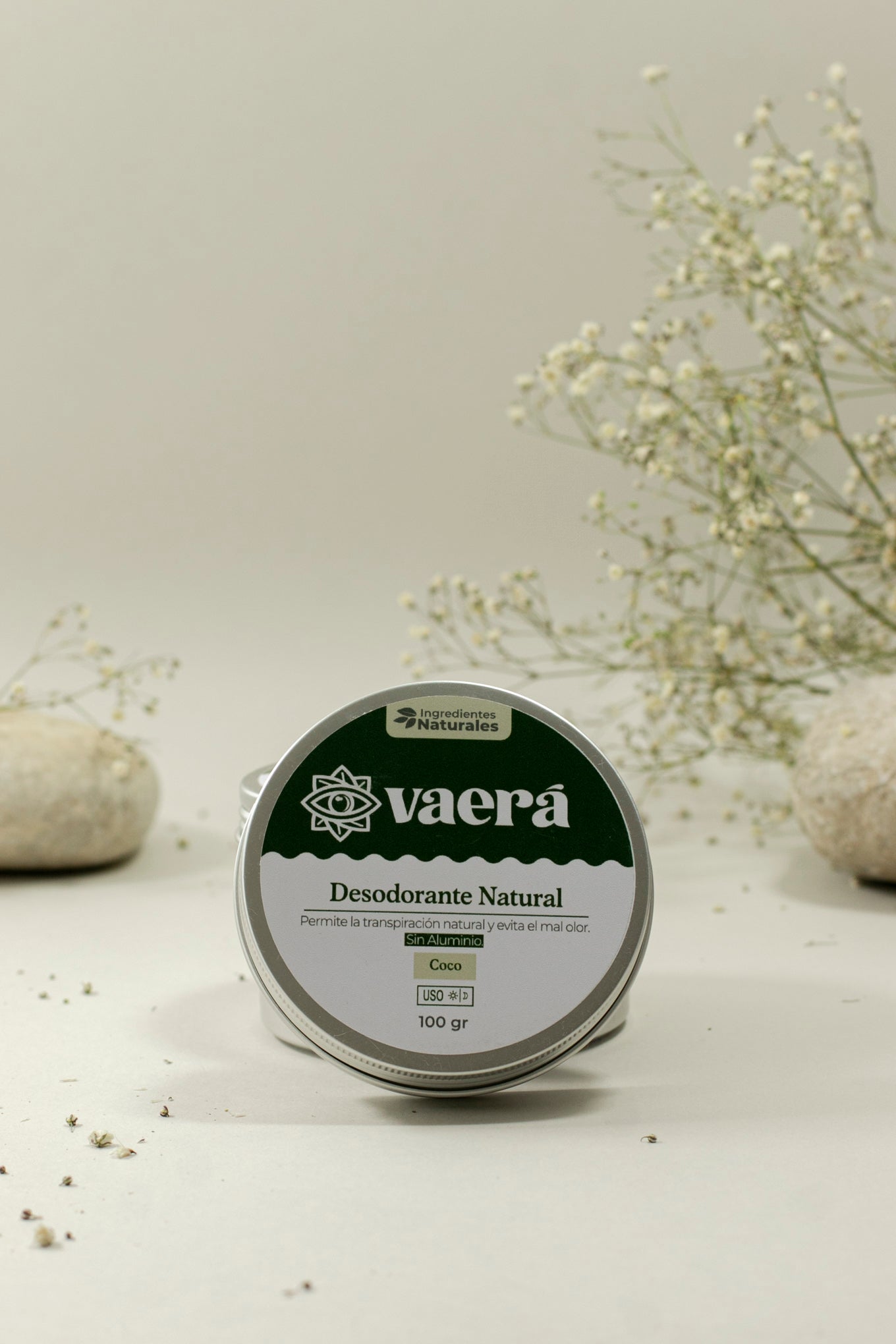 Desodorante Natural en Tarro de 100 gr sin Aluminio