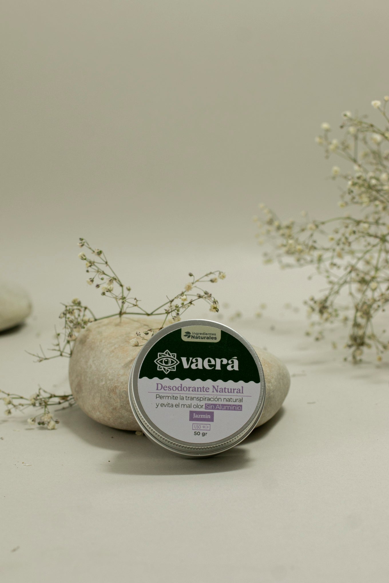 Desodorante Natural en Tarro de 50 gr sin Aluminio