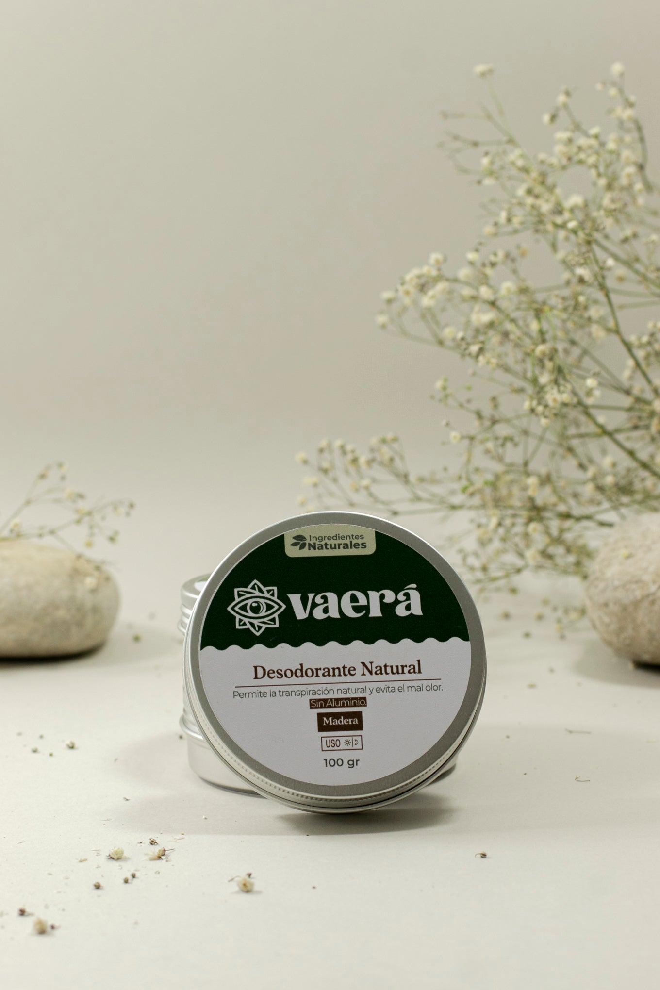 Desodorante Natural en Tarro de 100 gr sin Aluminio
