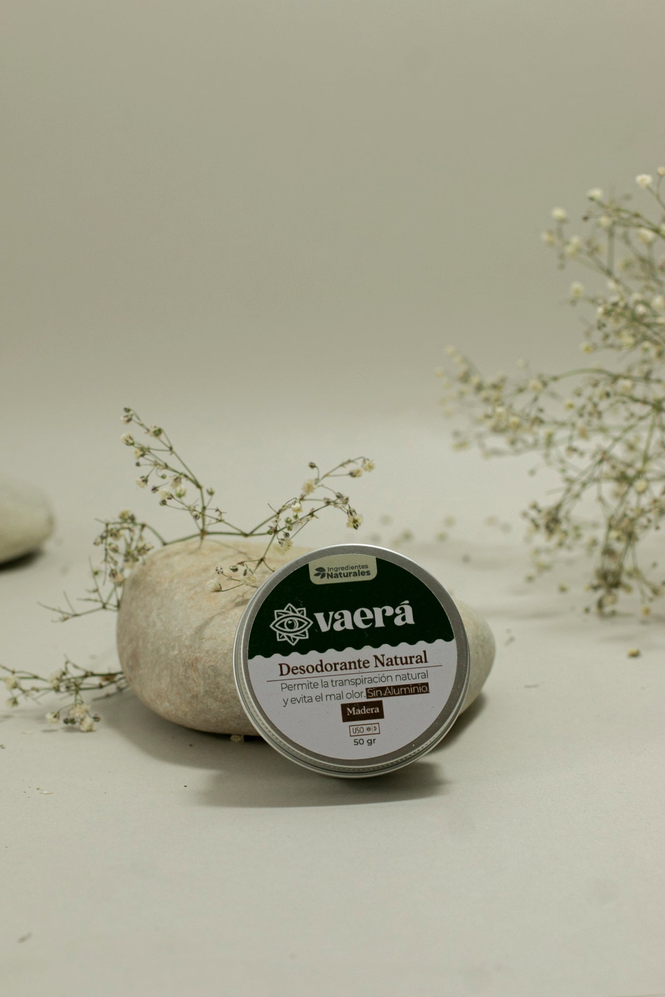 Desodorante Natural en Tarro de 50 gr sin Aluminio