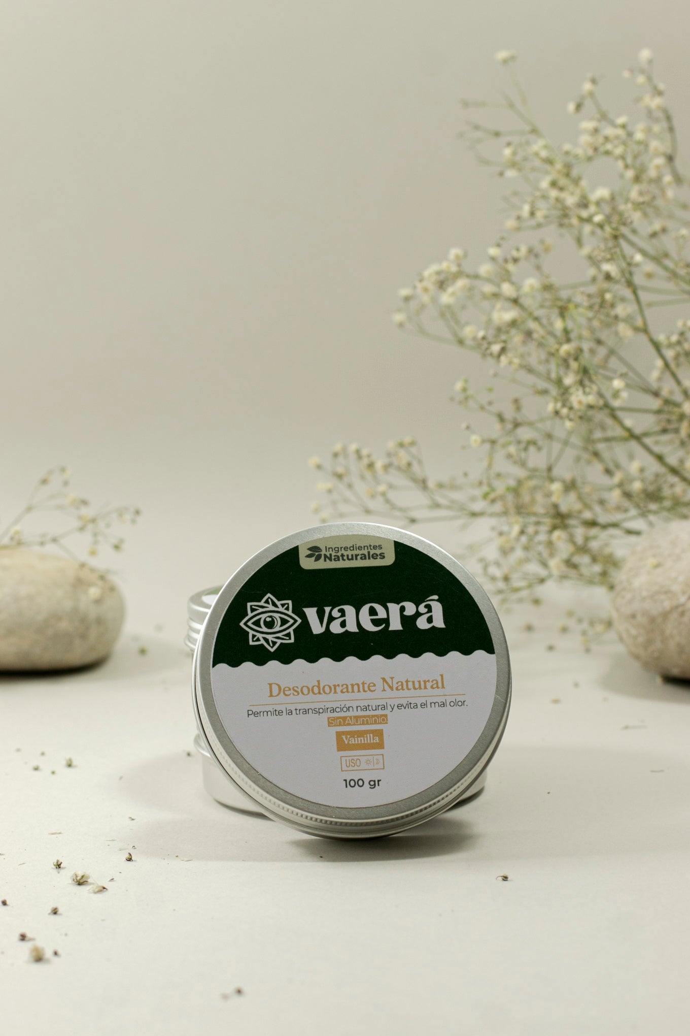 Desodorante Natural en Tarro de 100 gr sin Aluminio