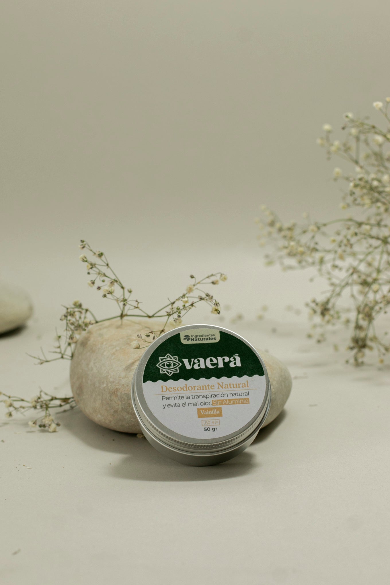 Desodorante Natural en Tarro de 50 gr sin Aluminio