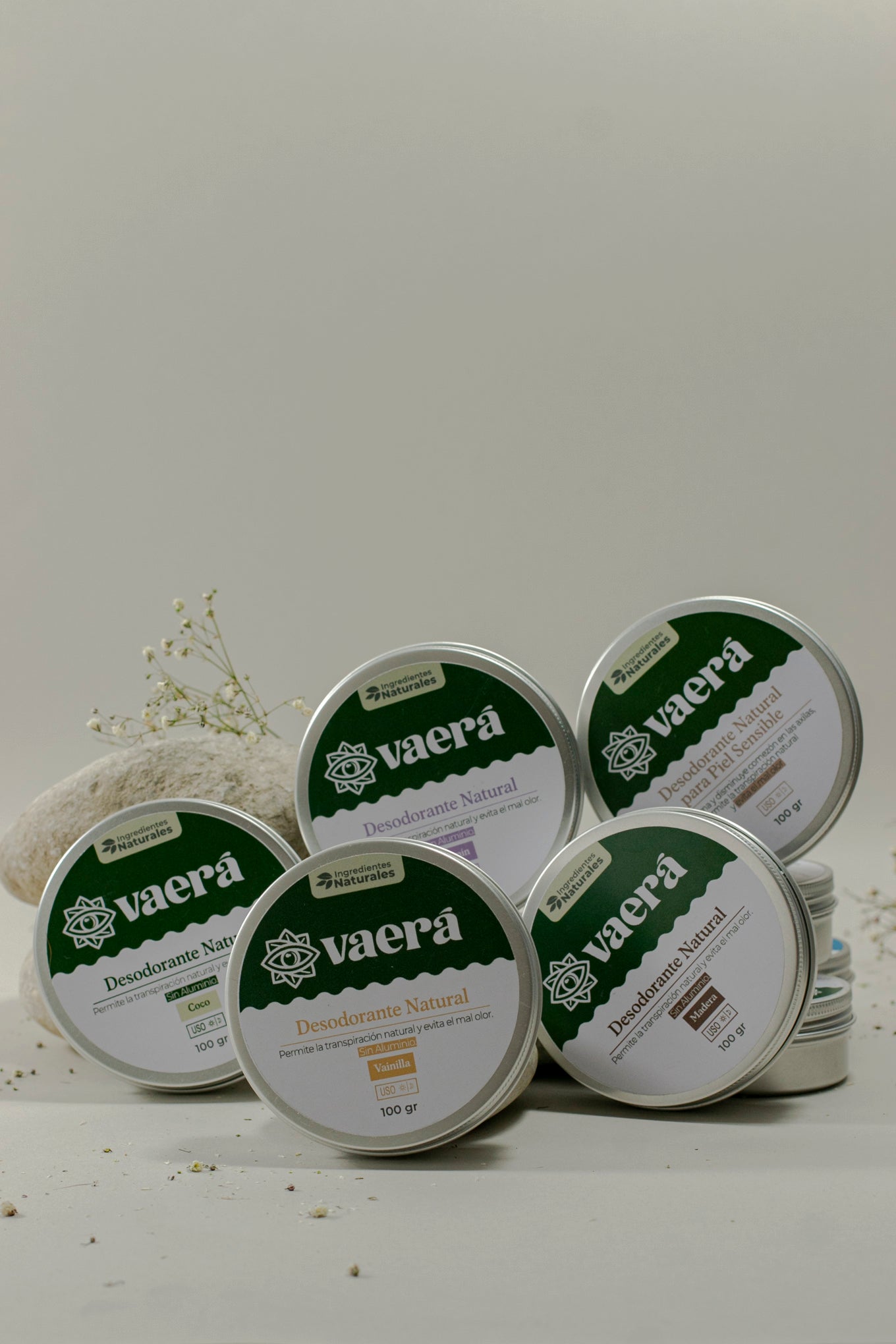 Desodorante Natural en Tarro de 100 gr sin Aluminio
