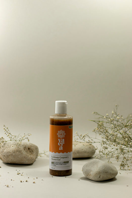 Shower Gel Exfoliante Natural con Café y Coco para el Cuerpo 250 ml