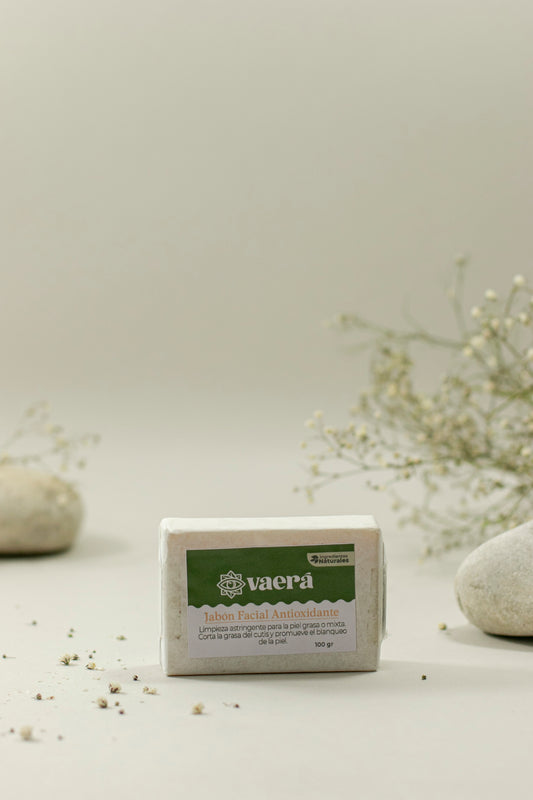 Jabón Facial Antioxidante y Equilibrante para Piel Mixta a Grasa 100 gr Pieza
