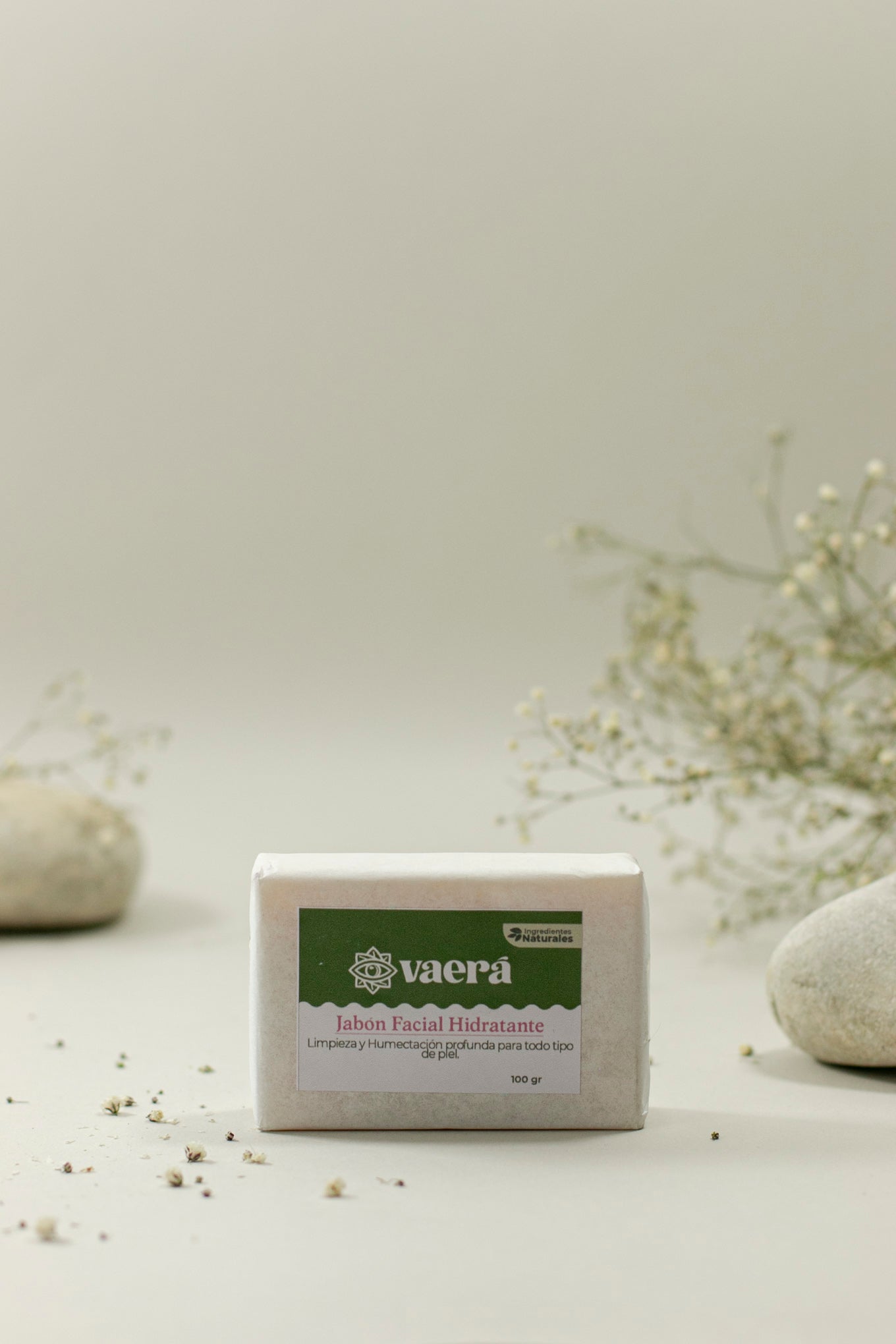 Jabón Facial Hidratante y Nutritivo para Piel Seca y Sensible  100 gr Pieza