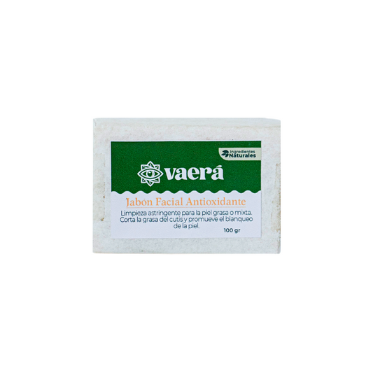 Jabón Facial Antioxidante y Equilibrante para Piel Mixta a Grasa 100 gr Pieza