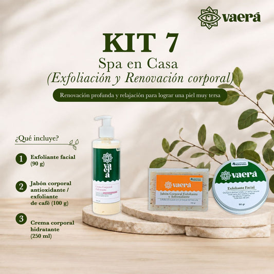 Kit 7 Spa en Casa: Exfoliación, Renovación y Relax Corporal