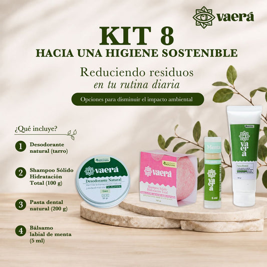 Kit 8: Higiene Sostenible para una Rutina con Menos Residuos
