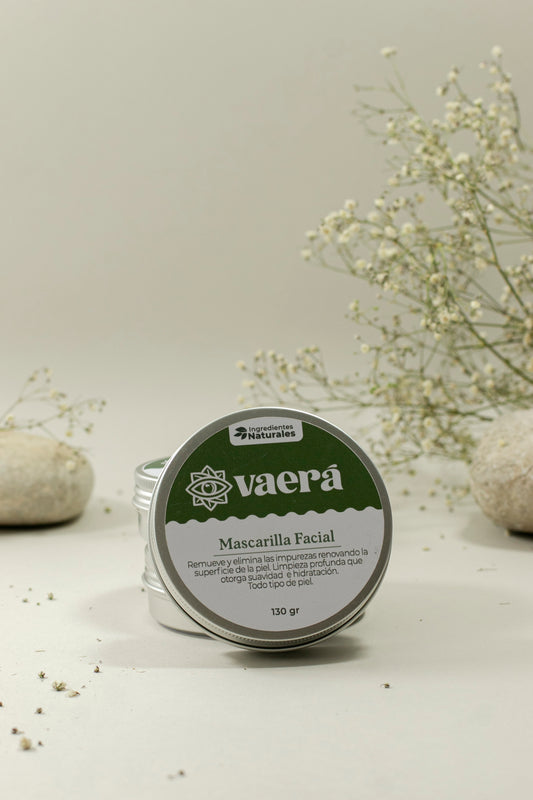 Mascarilla Facial de Arcilla – Limpieza Profunda  130 gr Tarro