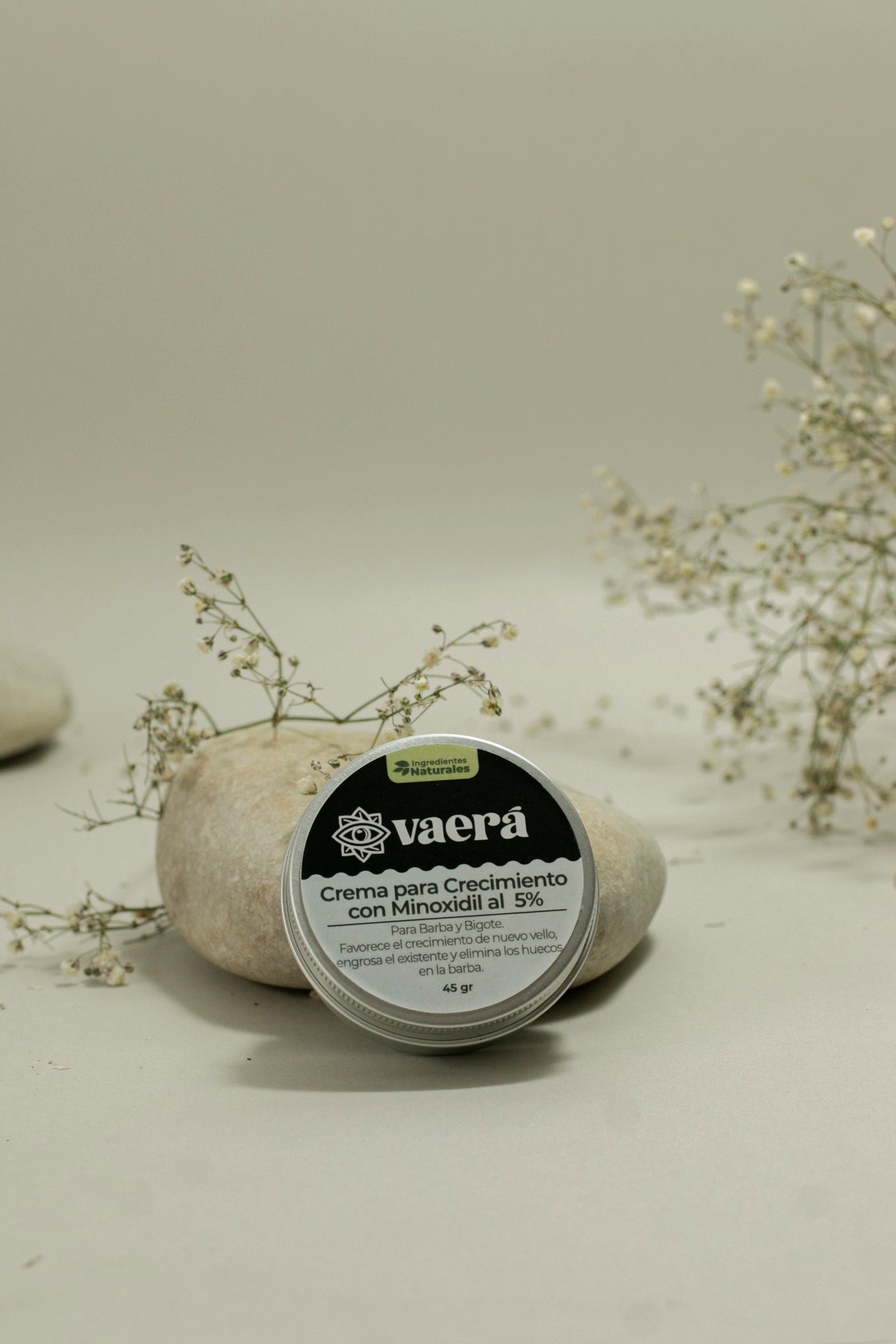 Crema para Crecimiento de Barba y Bigote con Minoxidil 5% 45 gr