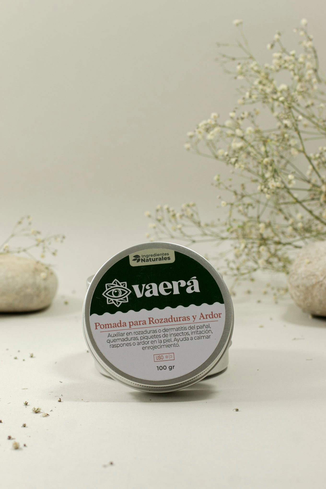 Pomada Natural para Rozaduras y Ardor de Bebés con Óxido de Zinc