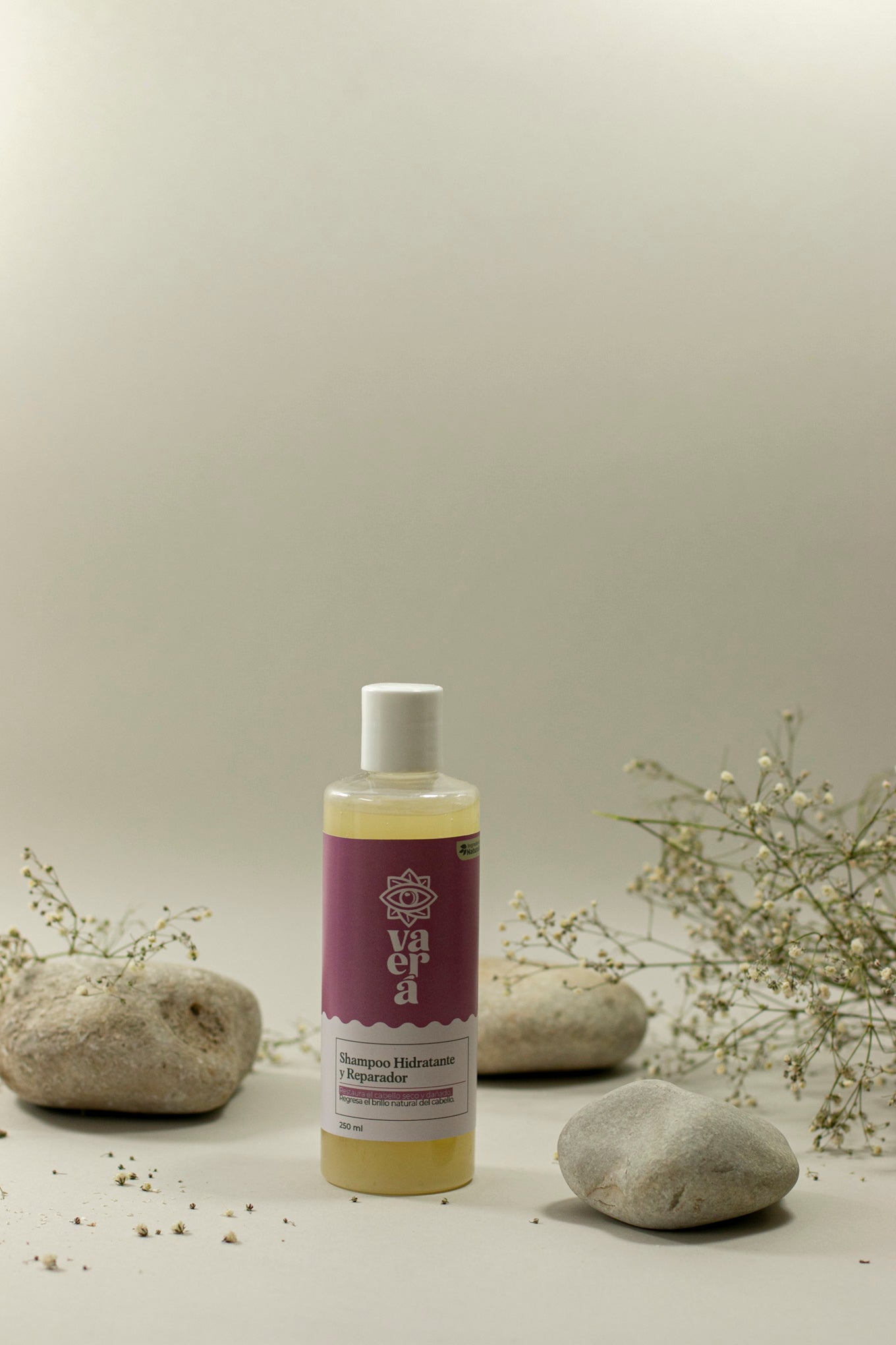 Shampoo Natural Hidratante y Reparador sin Sulfatos para Cabello Seco