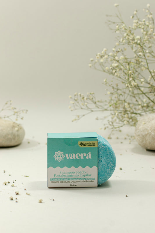 Shampoo Sólido Natural para el Crecimiento y Fortalecimiento Capilar 100 gr